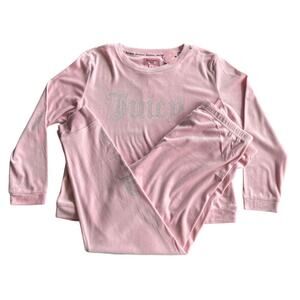 Juicy Couture Two Piece Velvet Pajama Set